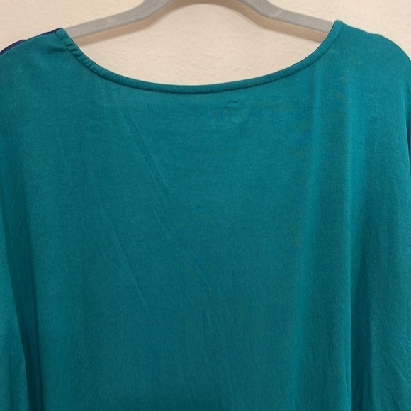 Anne Klein  Women's Ak Sport RARA Breezy top Size L - Picture 4 of 10